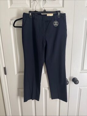 Dress Barn navy Slim Tummy Dress Pants - Straight Leg